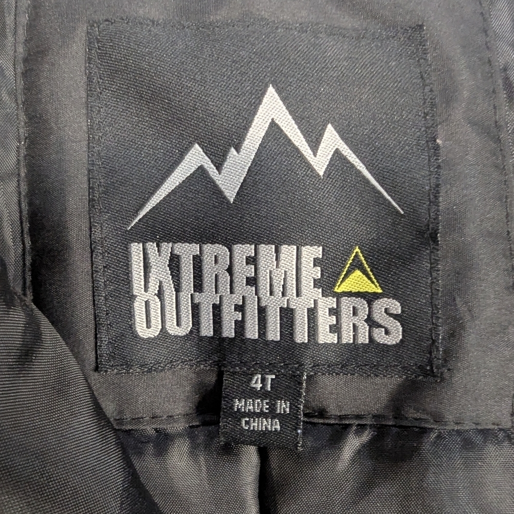 IXTREME OUTFITTERS 4T Bib Ski Pants Overalls Black - Picture 6 of 10